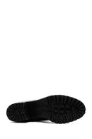 Women's Black Heeled Zippered Casual Boots | Derimod
