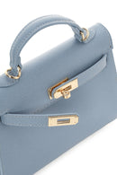 Women's Blue Long Strap Mini Crossbody Bag | Derimod