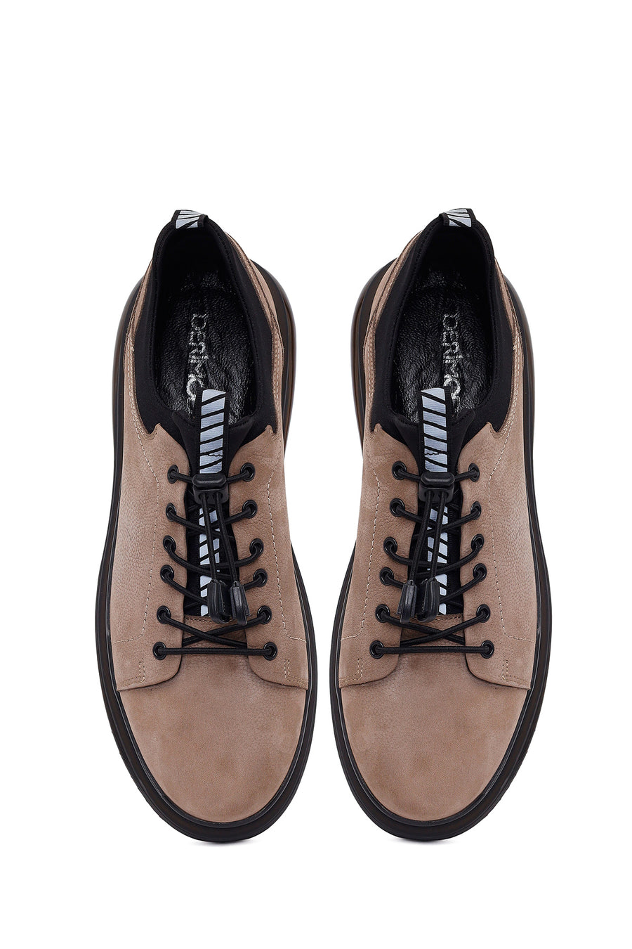 Male Mink Lace-Up Suede Casual Sneaker