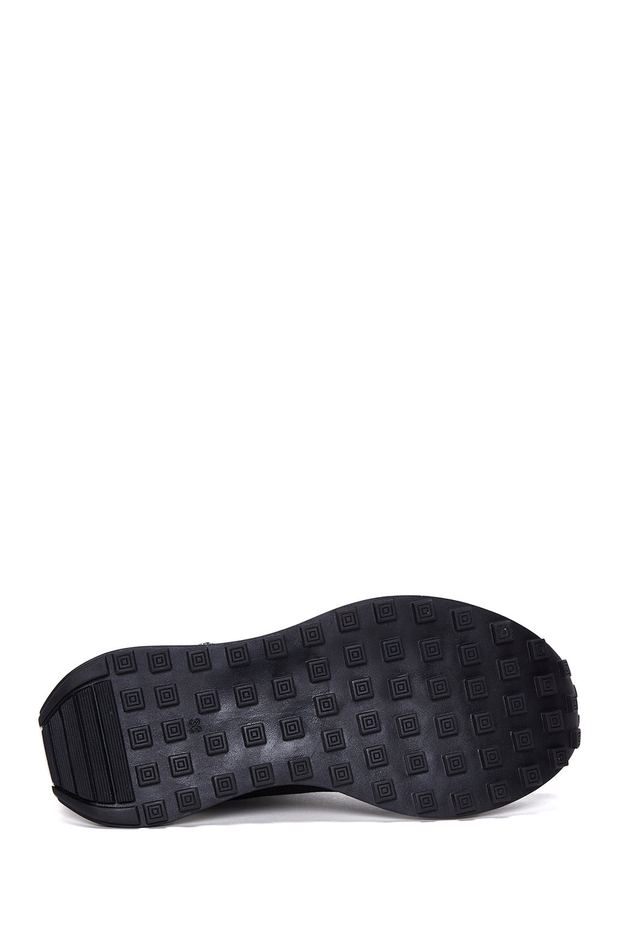 Women's Black Stone High Top Sneaker