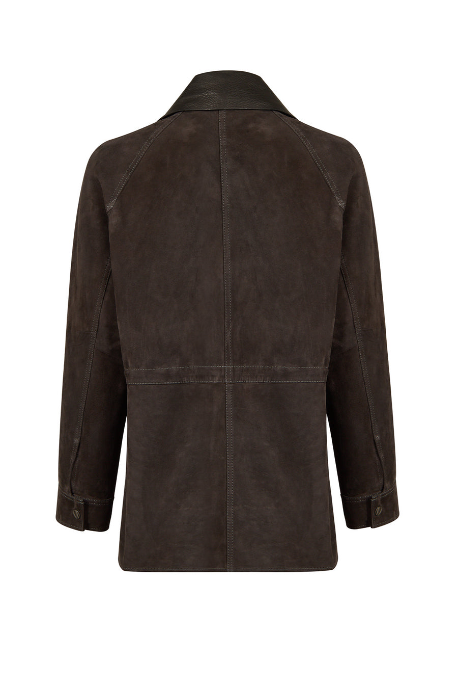 Malibu Woman Brown Suede Leather Jacket