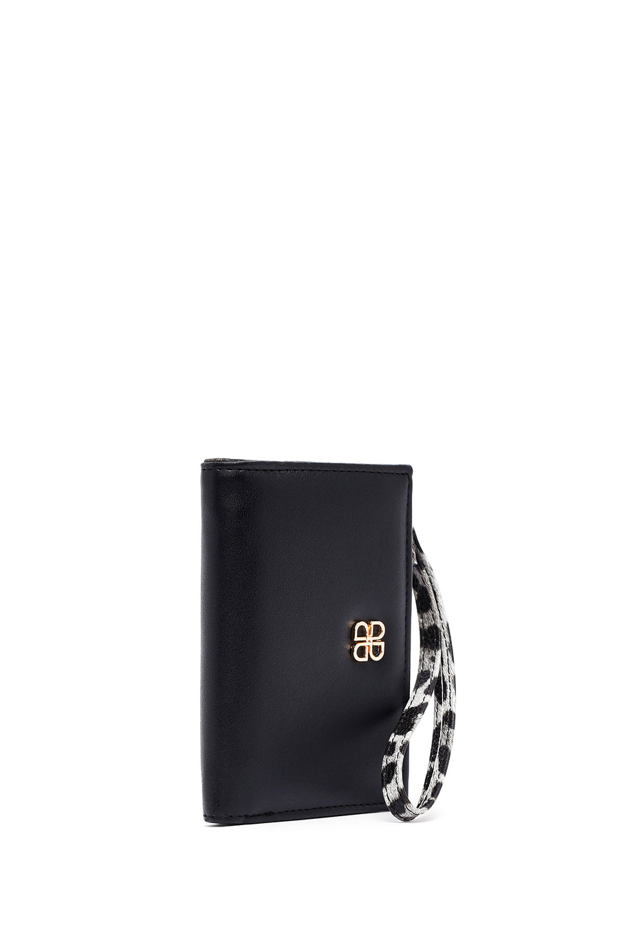 Women's Black Leopard Wallet