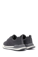 Erkek Gri Bağcıklı Kumaş Sneaker | Derimod