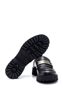 Women's Leather Casual Buckle Loafer | Derimod