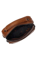 Male Brown Long Strap Leather Handbag | Derimod