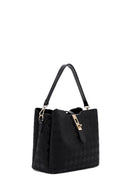Women's Black Long Strap Printed Classic Shoulder Bag | Derimod