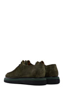 Men's Khaki Suede Leather Casual Shoes | Derimod