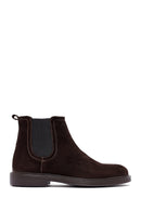 Male Brown Suede Chelsea Boots | Derimod