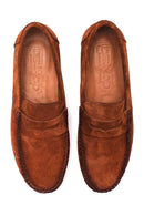 Erkek Deri Süet Loafer | Derimod