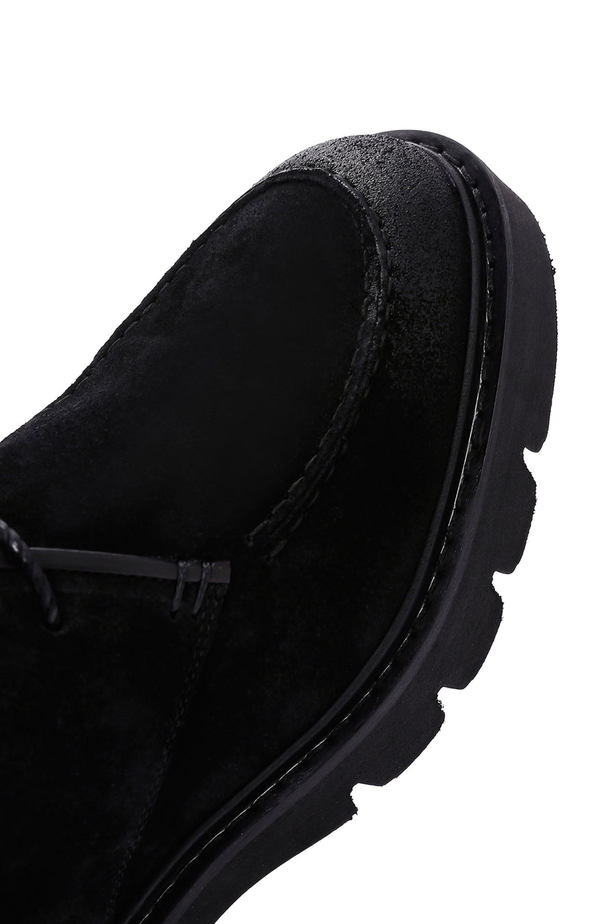 Men's Black Suede Leather Boots