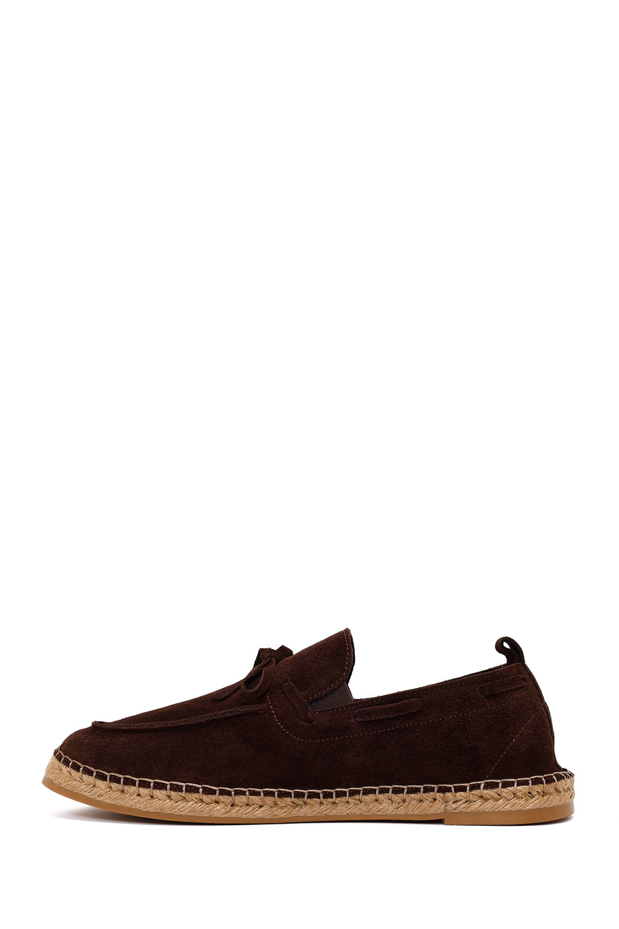 Male Brown Suede Espadrilles