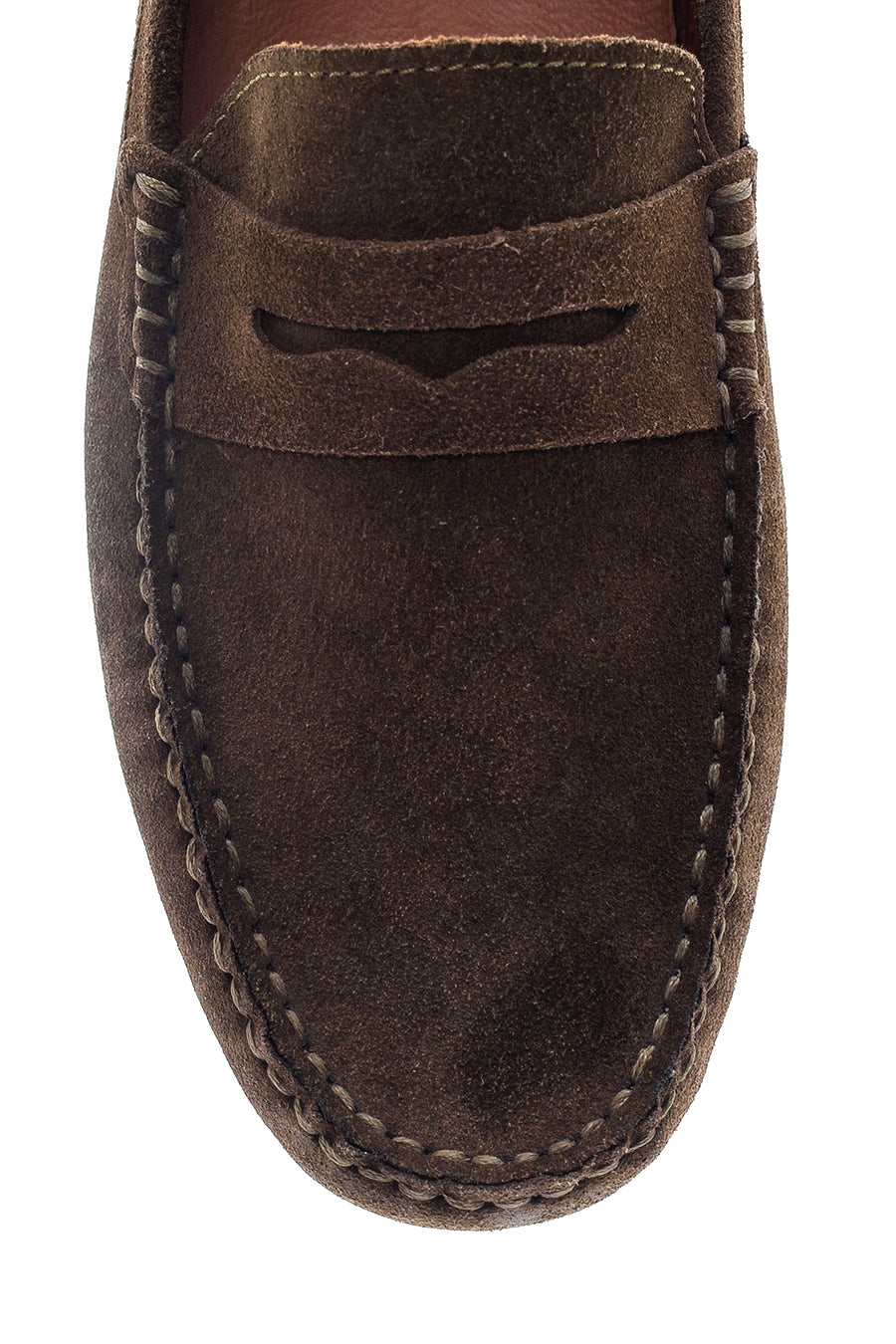 Erkek Yeşil Süet Deri Loafer