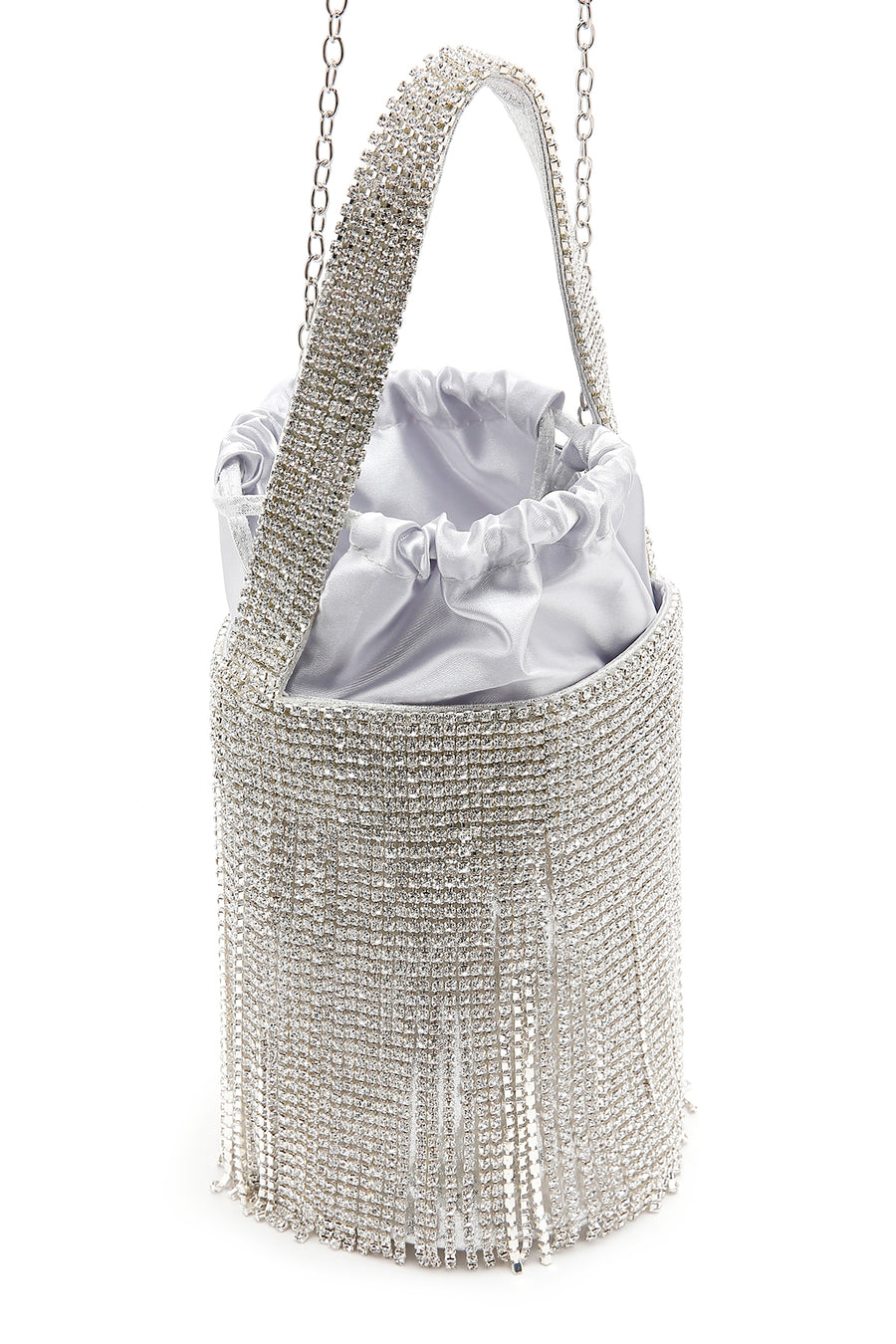 Women's Silver Stone Handbag