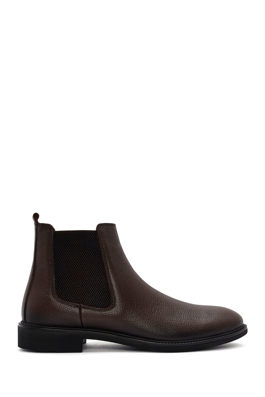 Male Brown Leather Casual Chelsea Boots 25WFD7540FT | Derimod