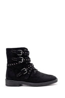 Women's Stone Suede Boots | Derimod