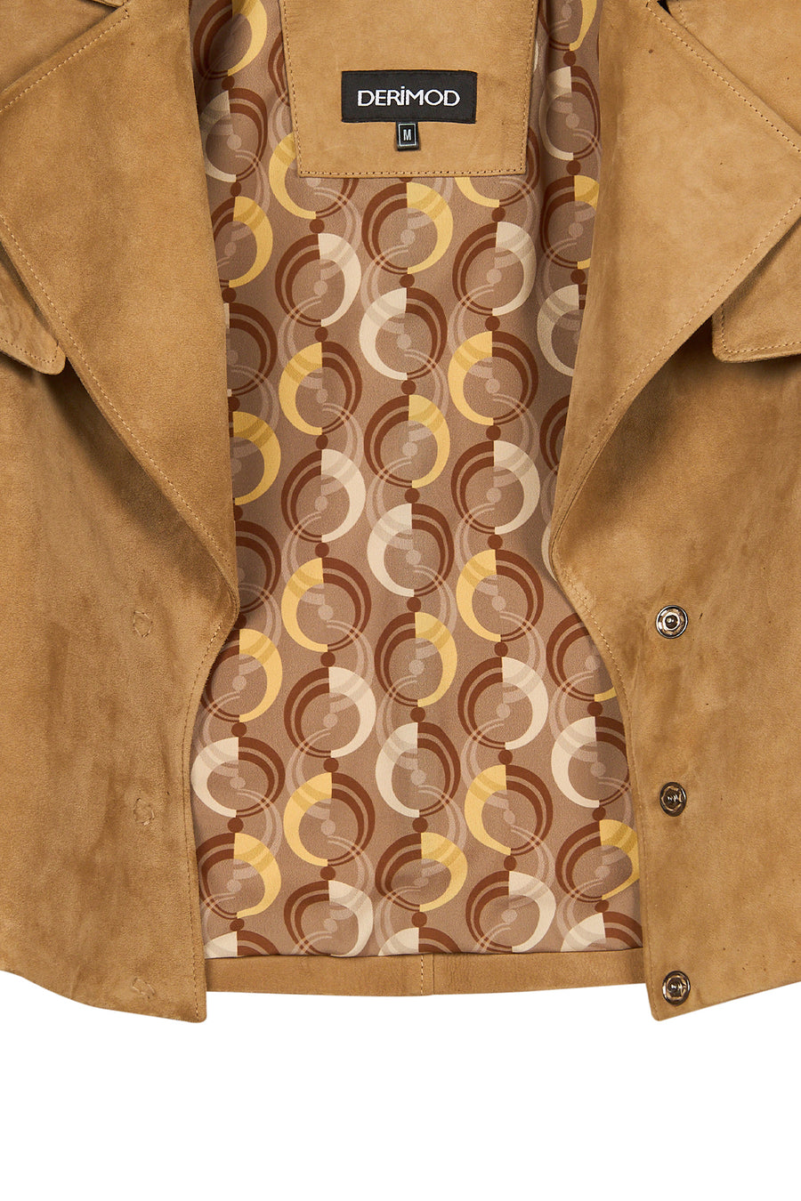 Portofino Woman Camel Suede Leather Jacket