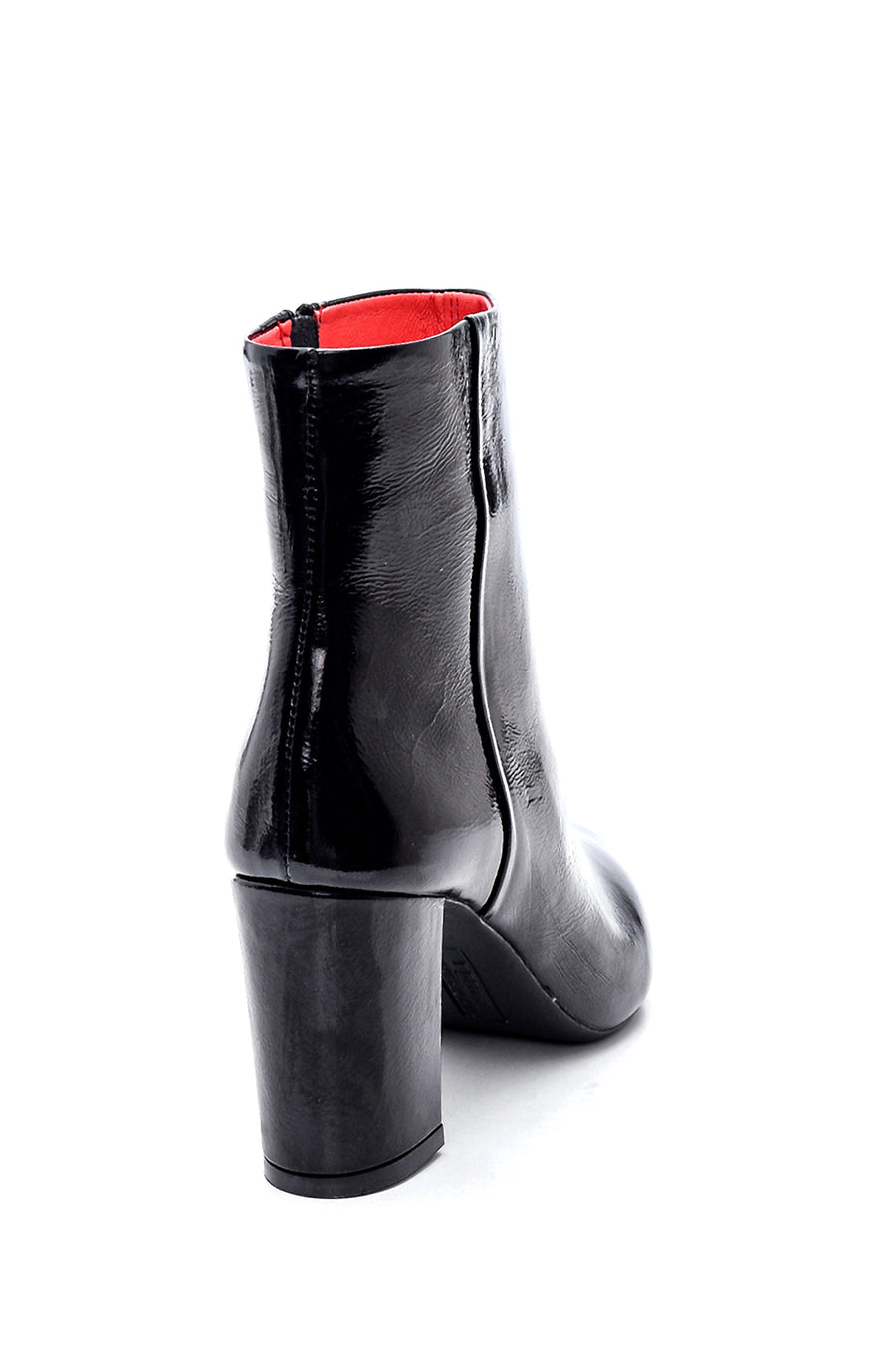 Women's Leather Gritti For Derimod Patent Leather Heeled Boots