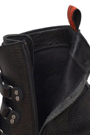 Harley Davidson Woman Black Camiel Zip Closure Leather Boots | Derimod