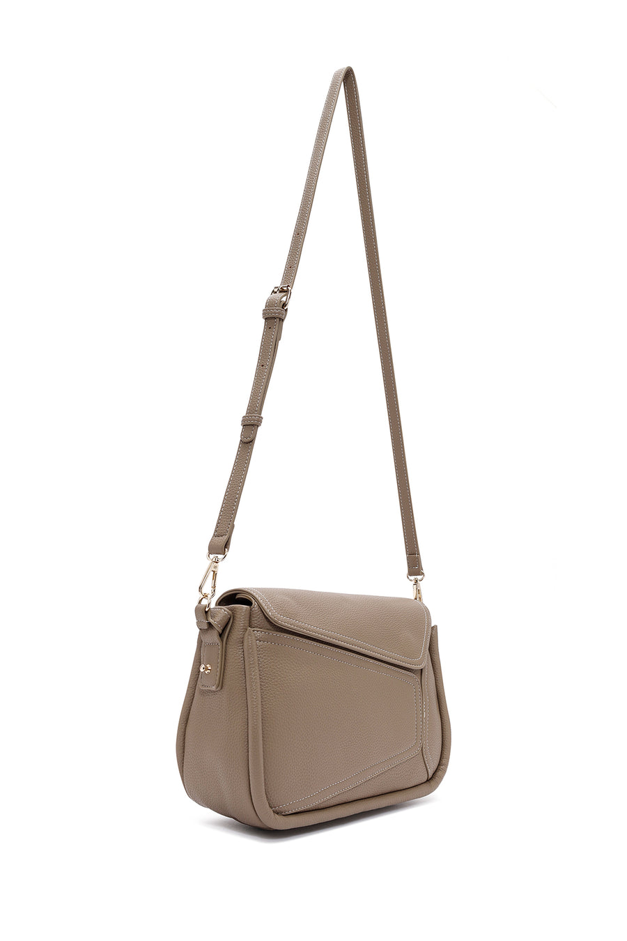 Women's Beige Long Strap Crossbody Bag