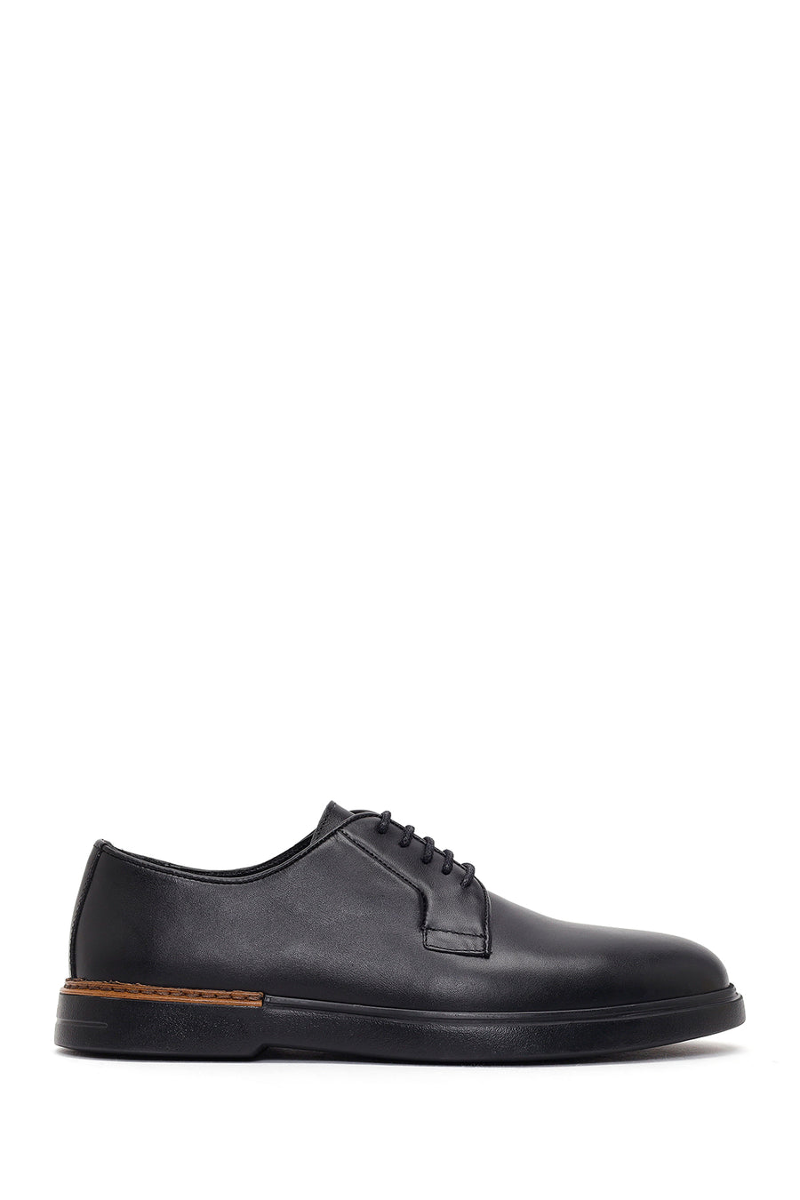Men's Black Lace-up Leather Casual Shoes 26SFD750018 | Derimod