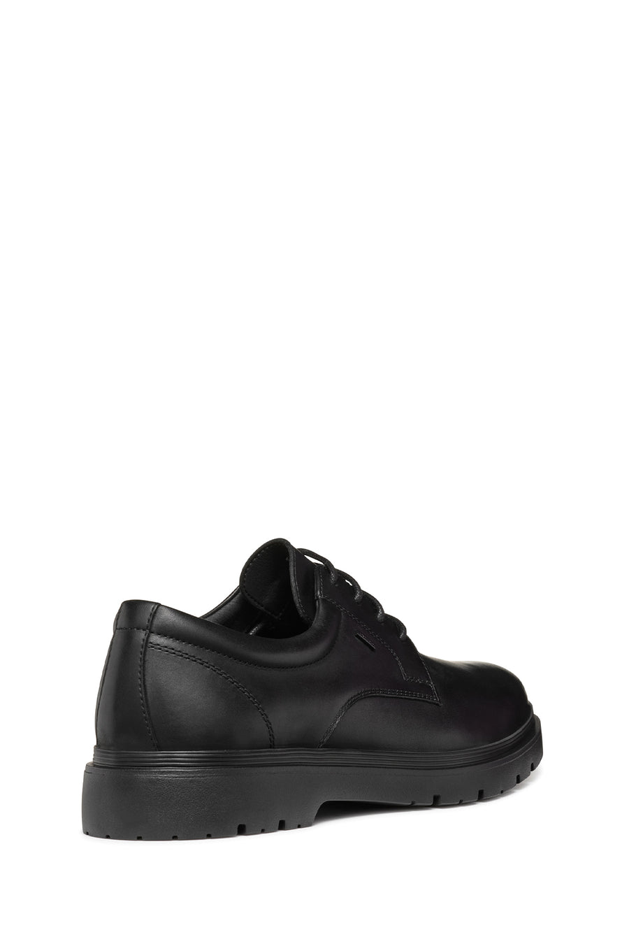 Geox Men Black U Spherica Ec1 B Abx B - Sm.Le Lace-Up Leather Casual Shoes