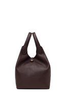 Woman Brown Casual Leather Shoulder Bag | Derimod
