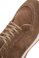 Men's Leather Suede Sneaker | Derimod