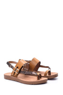 Women's Crocodile Detailed Sandals | Derimod