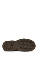 Male Mink Zip Closure Nubuck Leather Boots | Derimod