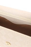 Woman Cream Printed Classic Shoulder Bag | Derimod