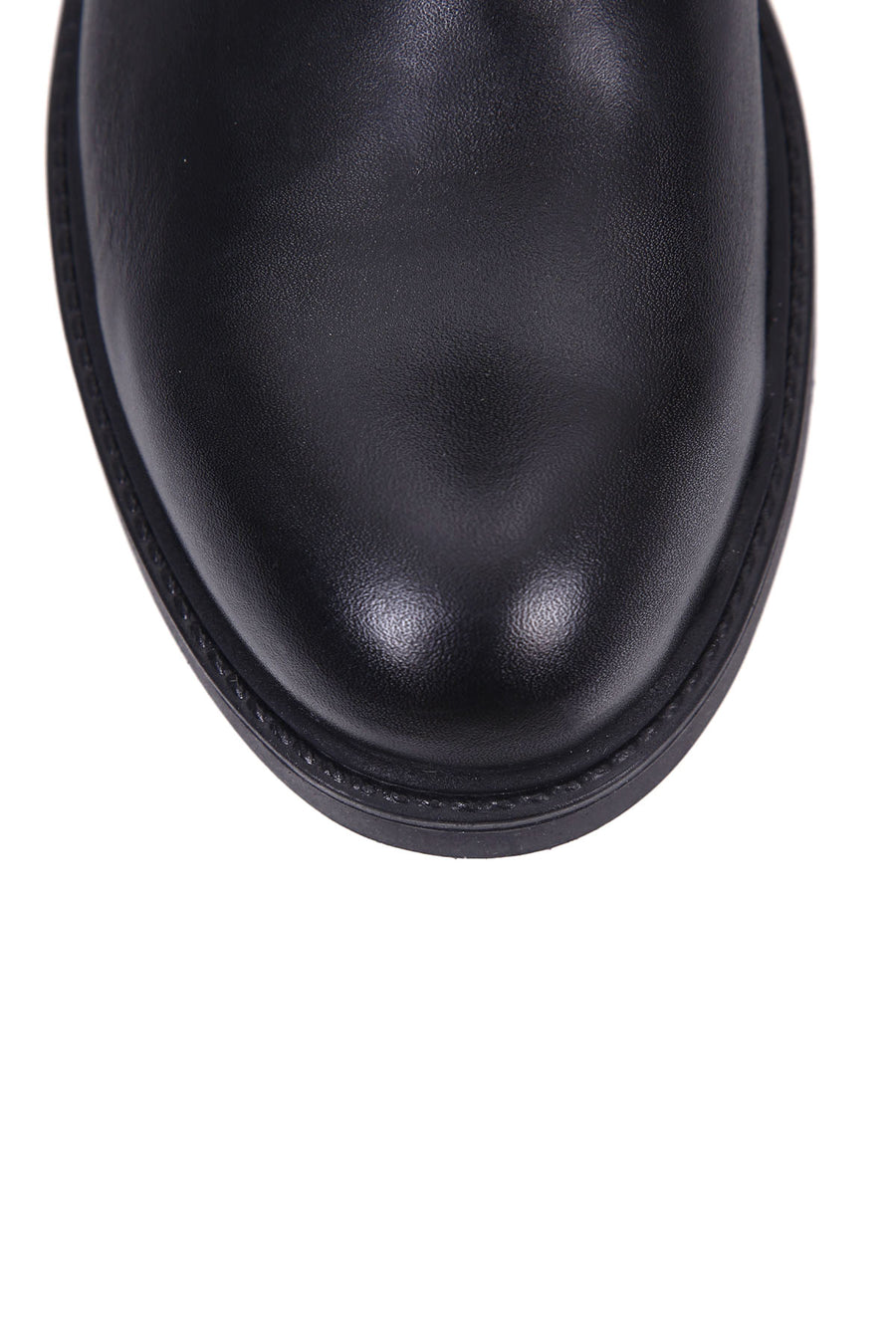 Women's Zippered Leather Boots