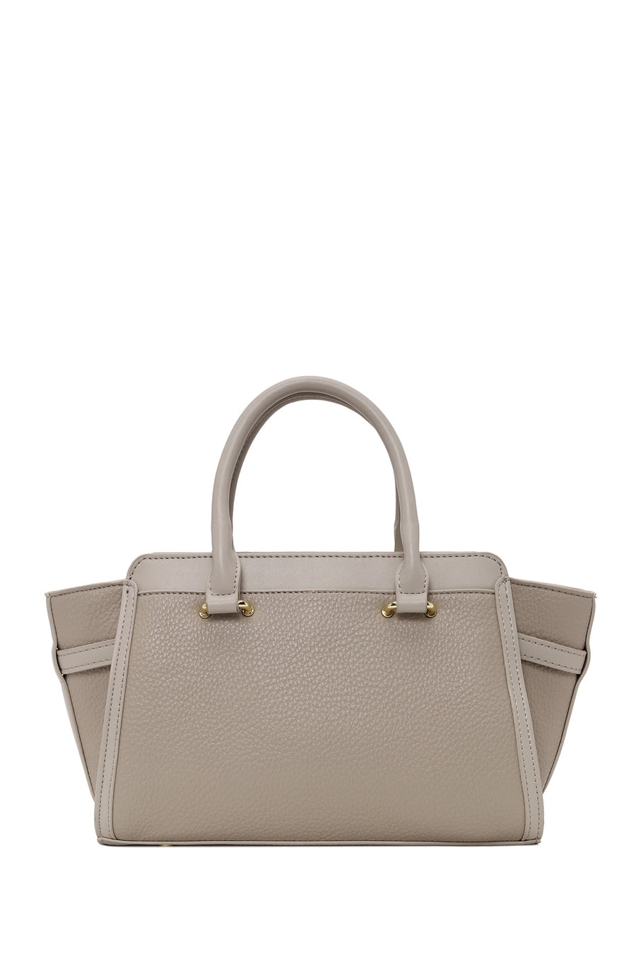 Woman Beige Long-Strap Classic Shoulder Bag