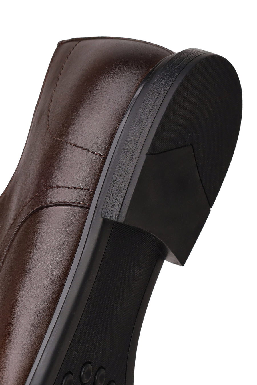 Male Brown Lace-up Leather Casual Shoes