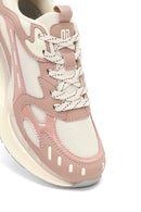 Derimod Studio Women's Beige Lace-Up Thick-Soled Sneaker | Derimod