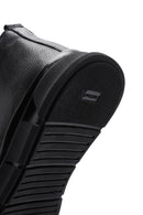 Men's Black Leather High Top Sneaker | Derimod