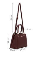 Woman Burgundy Long-Strap Shoulder Bag | Derimod