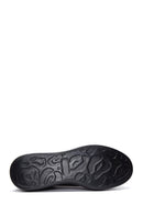 Men's Black Thick Soled Sneaker | Derimod
