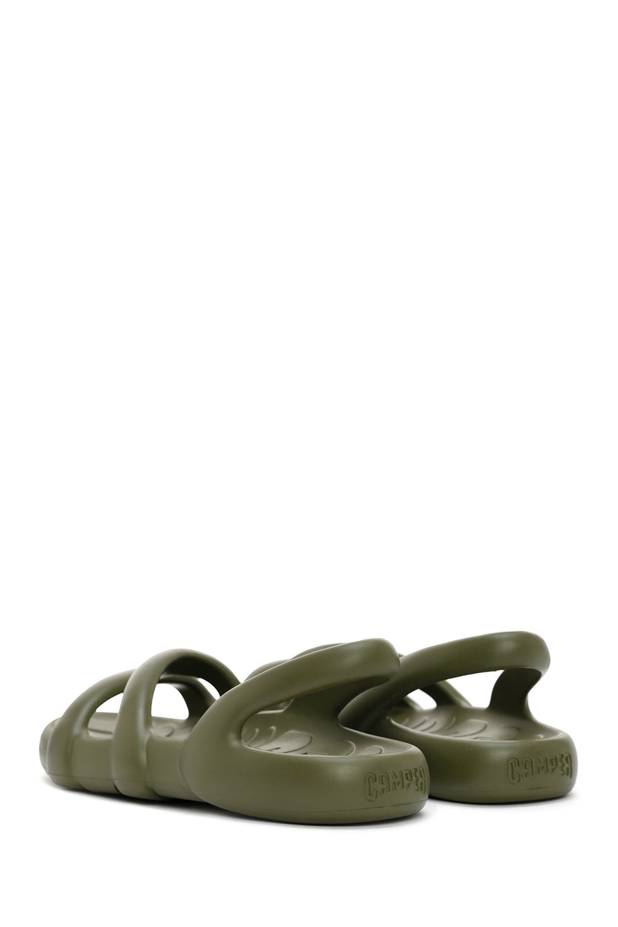 Camper Women's Green Kobarah Flat Slippers