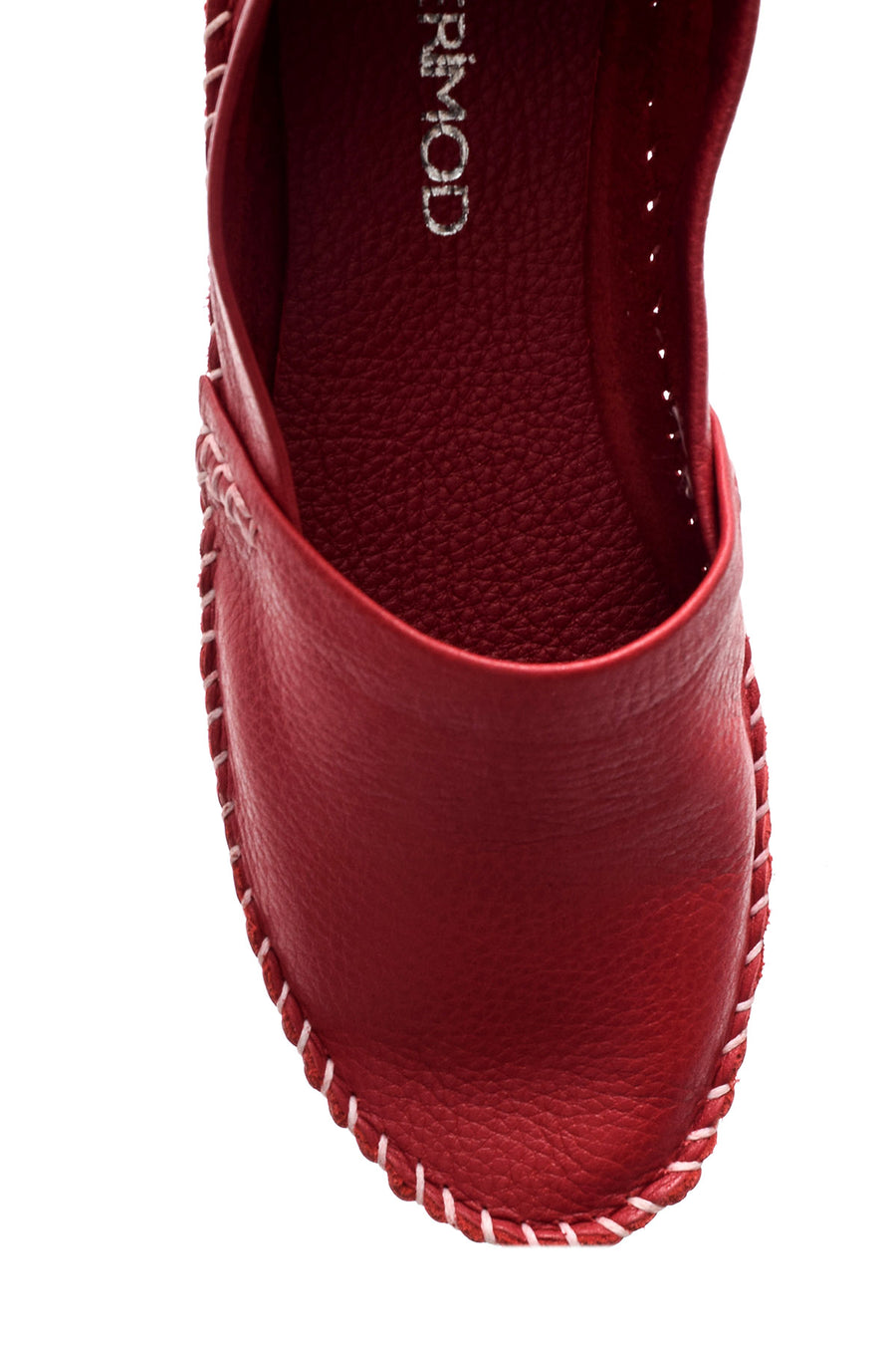 Women's Leather Loafer with Stitching Detail