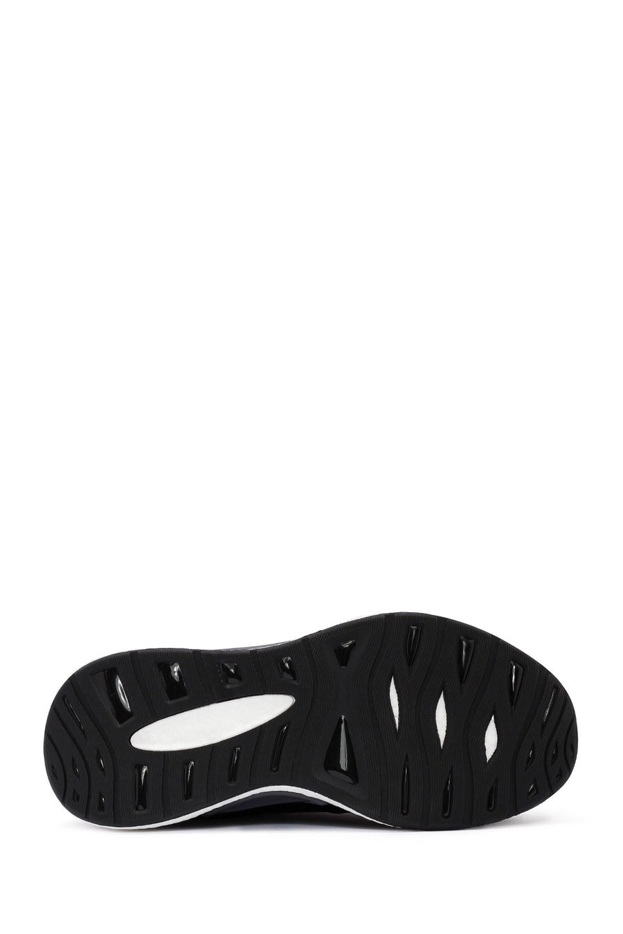 Men's Black Lace-up Leather Sneaker