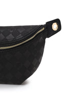Woman Black Printed Waist Bag | Derimod