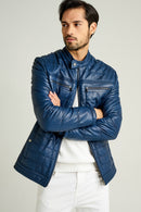 Paco Men's Leather Jacket | Derimod