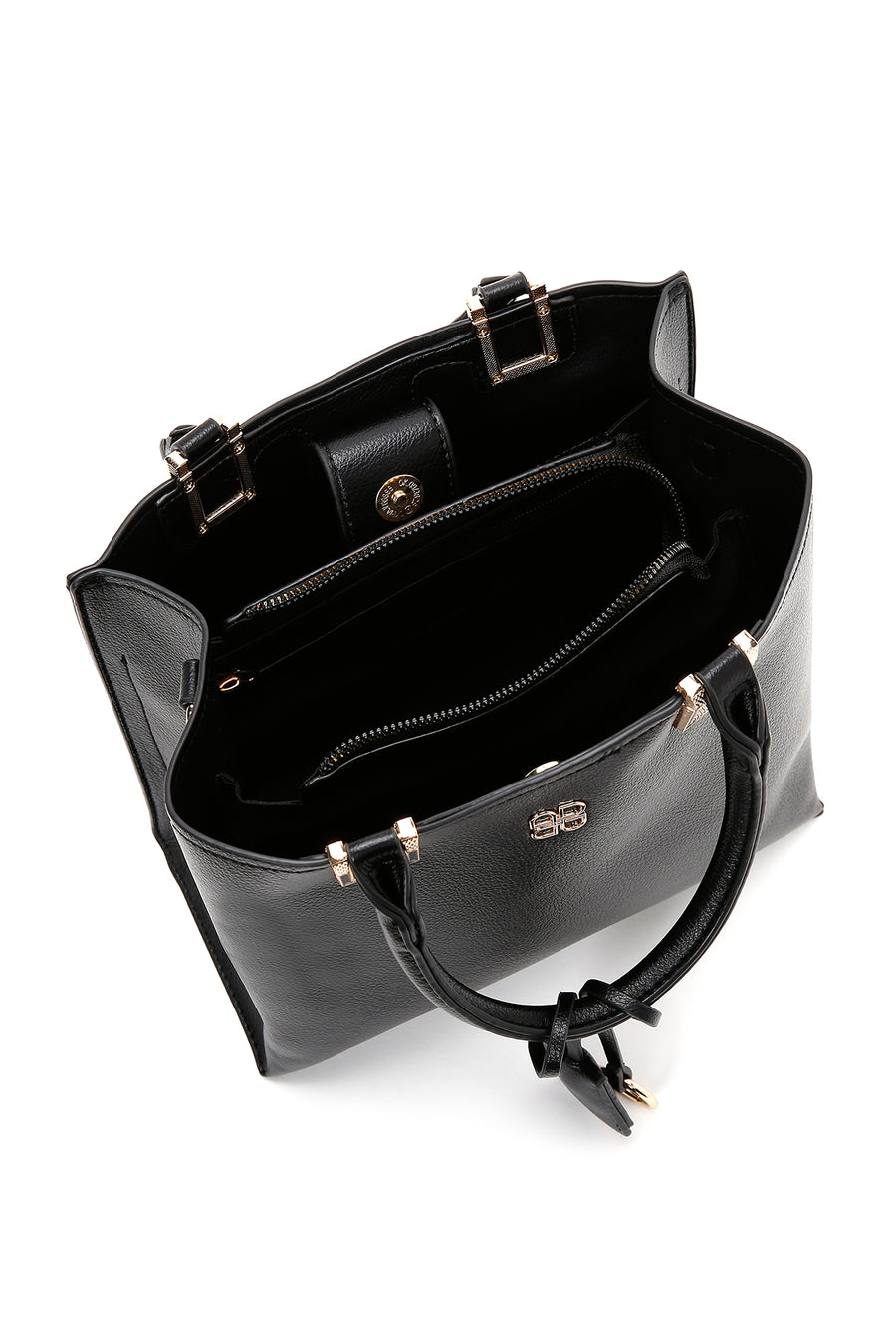 Women's Black Long Strap Shoulder Bag
