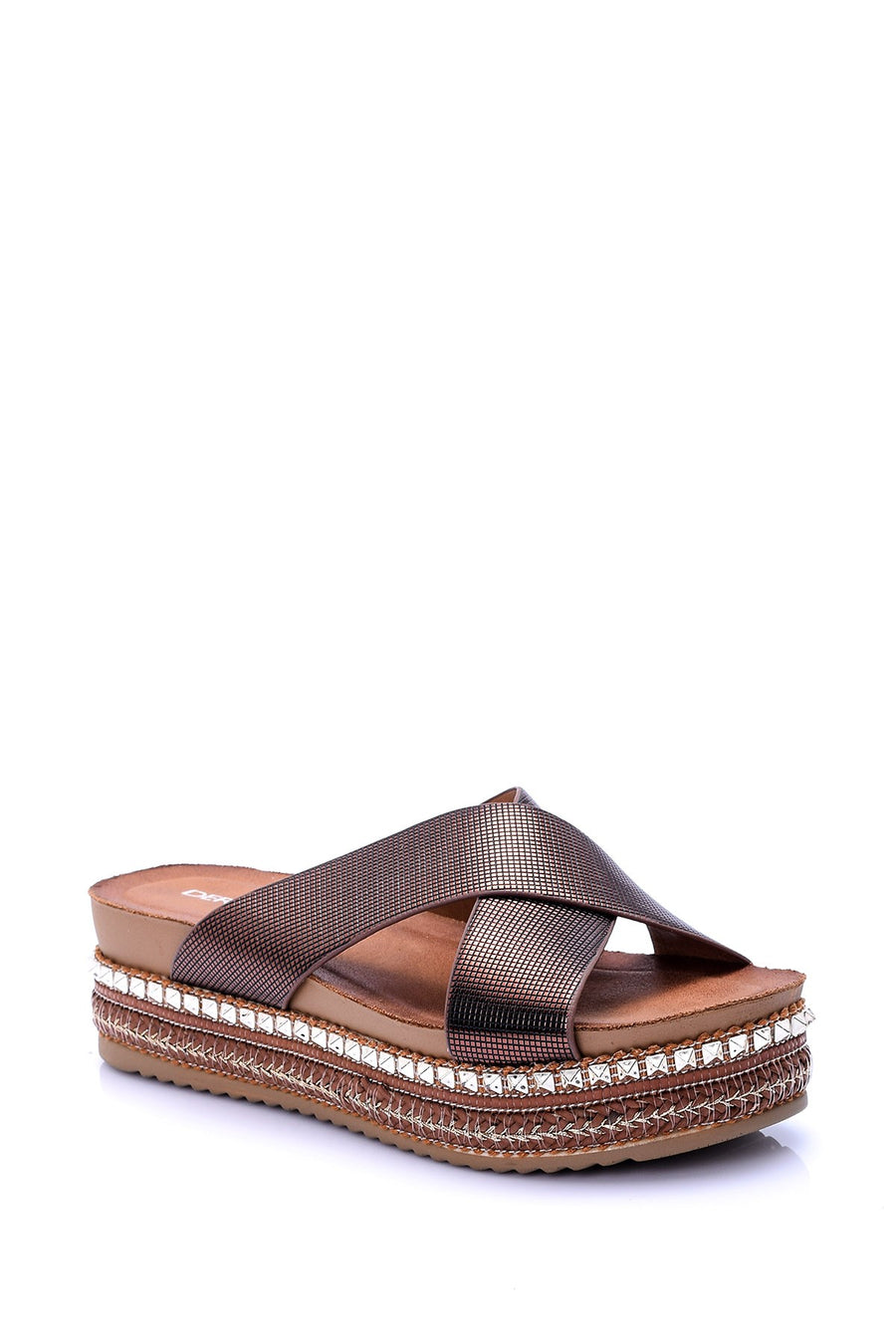 Women's Stone Detailed Slippers