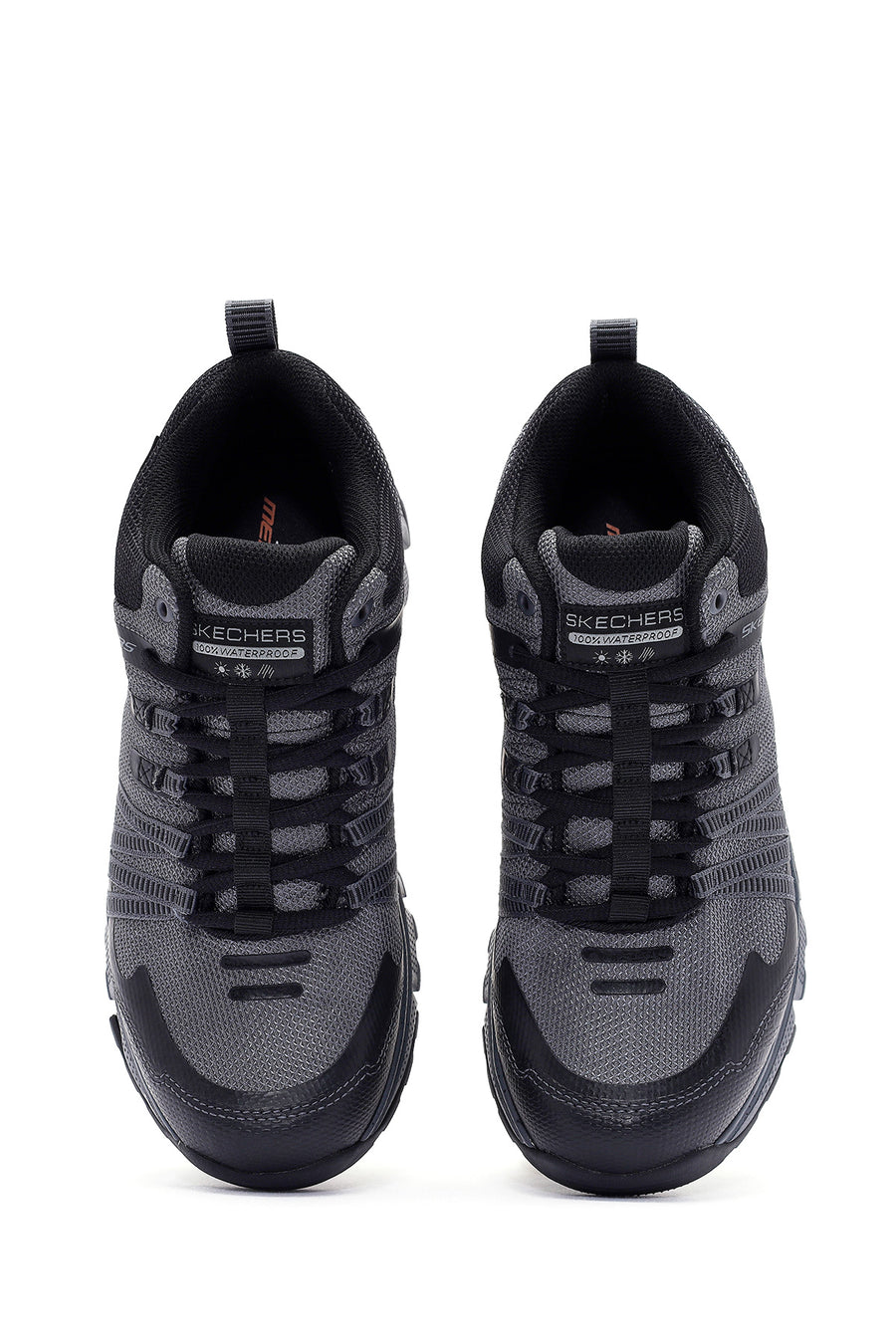 Skechers Men's Grey Summits Lace-Up Thick-Soled Outdoor Boots