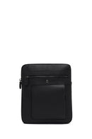 Men's Black Long Strap Leather Shoulder Bag | Derimod