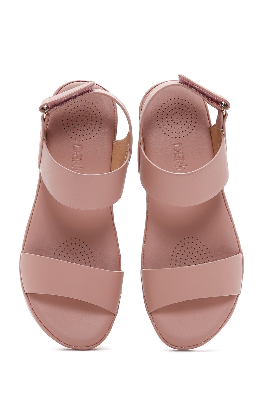 Kadın Pembe  Kalın Tabanlı Comfort Sandalet