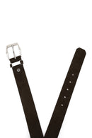 Male Green Suede Belt | Derimod