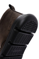 Skechers Men's Brown Garza Fontaine Nubuck Leather Boots | Derimod
