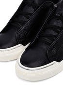 Men's Black Lace Up Leather Sneakers | Derimod